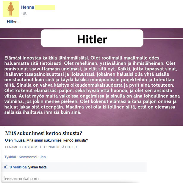 Hitler teki nimitestin