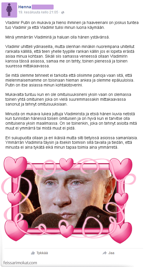 Putin sai kaverin