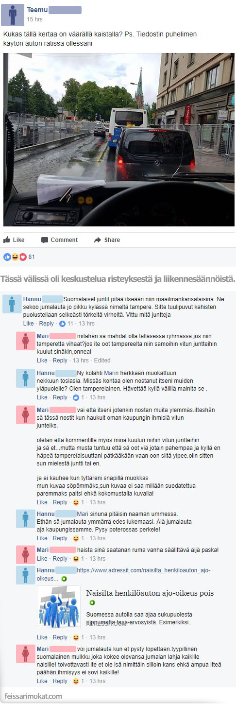Tampereen kohuristeys puhuttaa jälleen