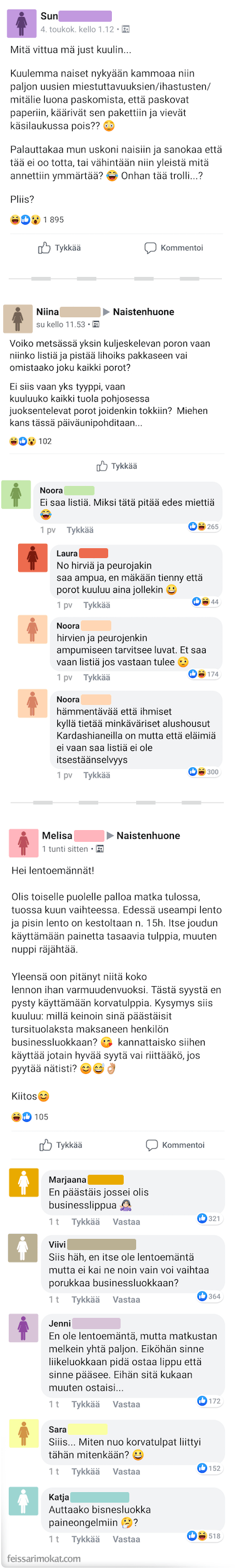 Naistenhuoneen ovi jäi auki, osa 58