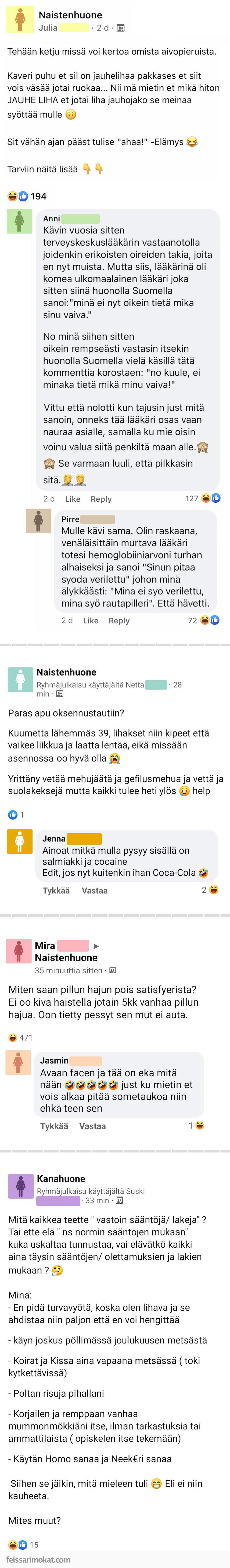 Naistenhuoneen ovi jäi auki, osa 200