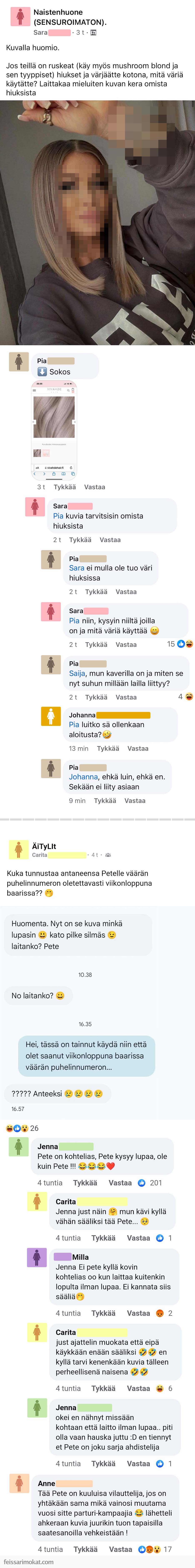 Naistenhuoneen ovi jäi auki, osa 300