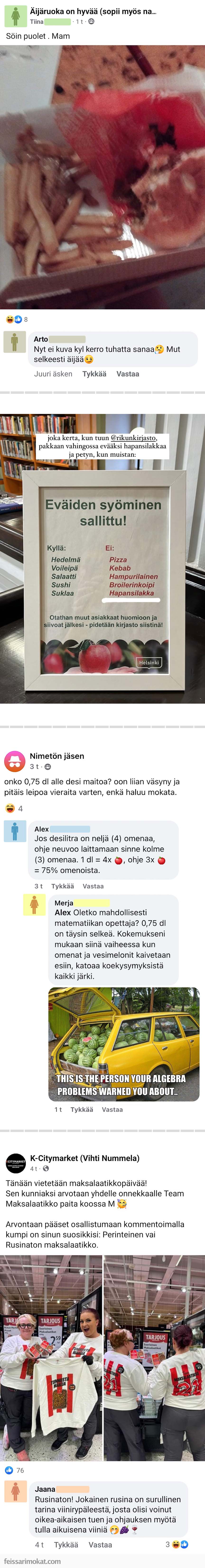 Mitä tänään syötäisiin? Osa 133