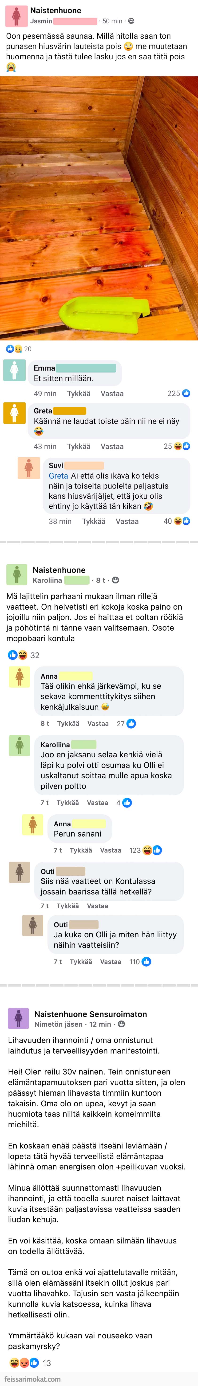 Naistenhuoneen ovi jäi auki, osa 318