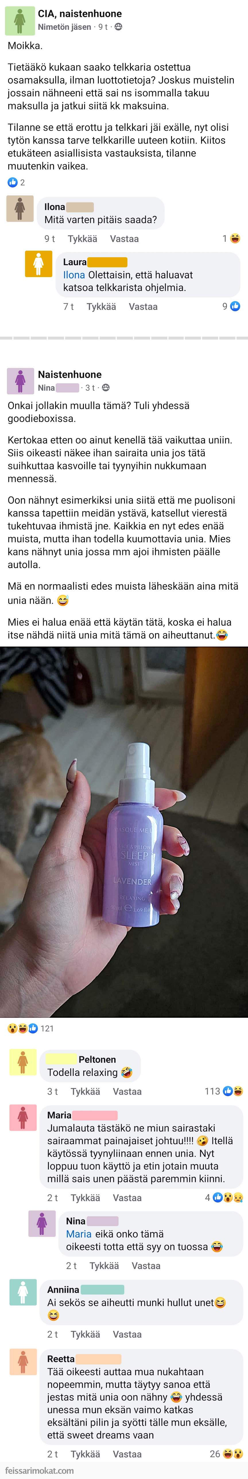 Naistenhuoneen ovi jäi auki, osa 324