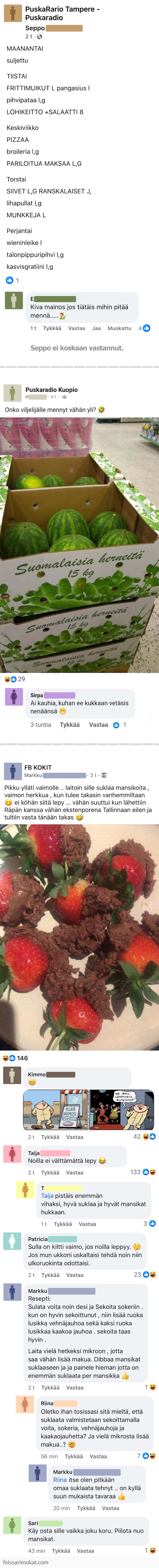 Mitä tänään syötäisiin? Osa 149