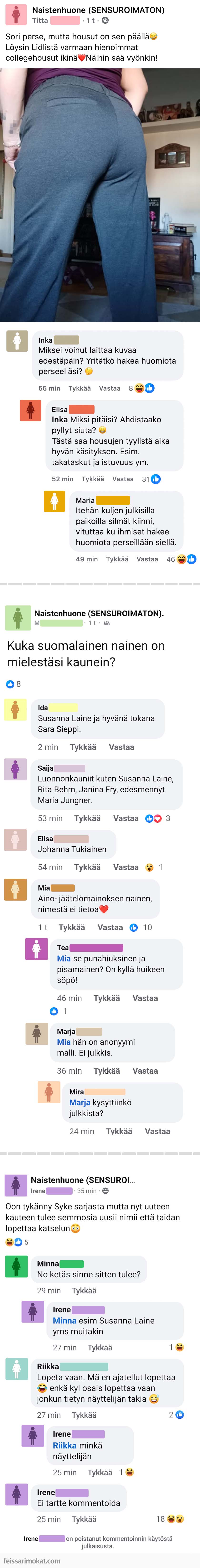 Naistenhuoneen ovi jäi auki, osa 336