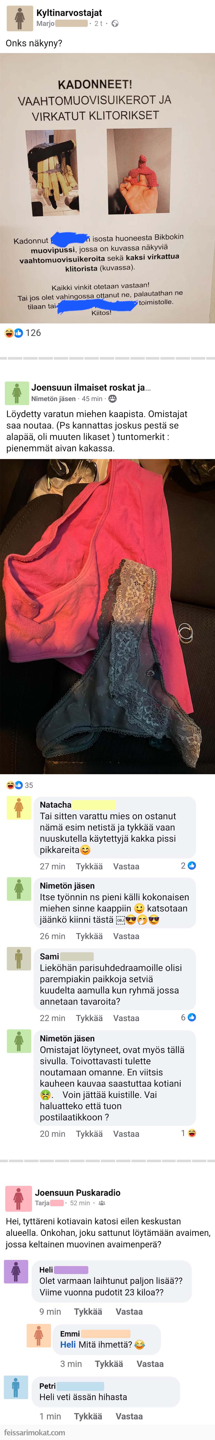 Löytötavaratoimisto Facebook, osa 84