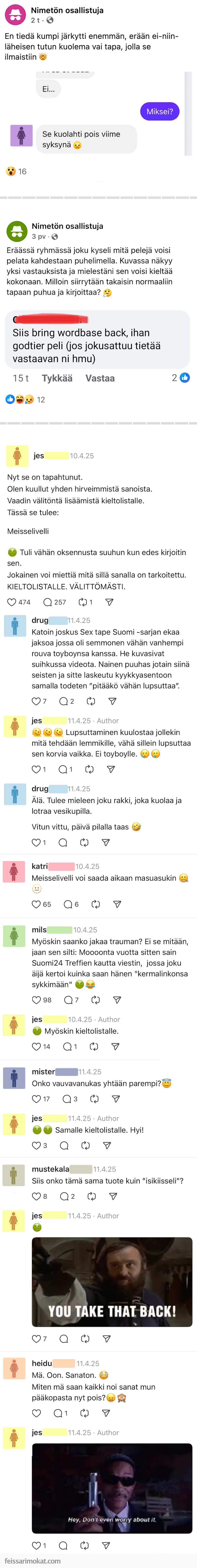 Kielletyt sanat, osa 41