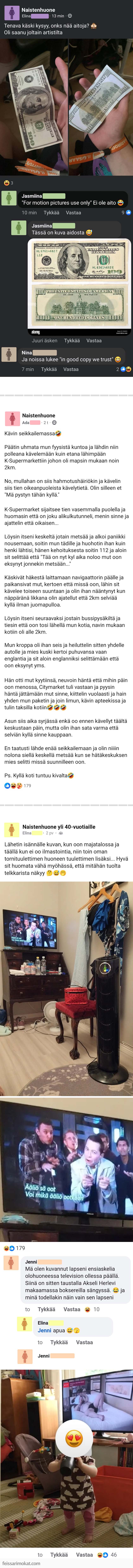 Naistenhuoneen ovi jäi auki, osa 343