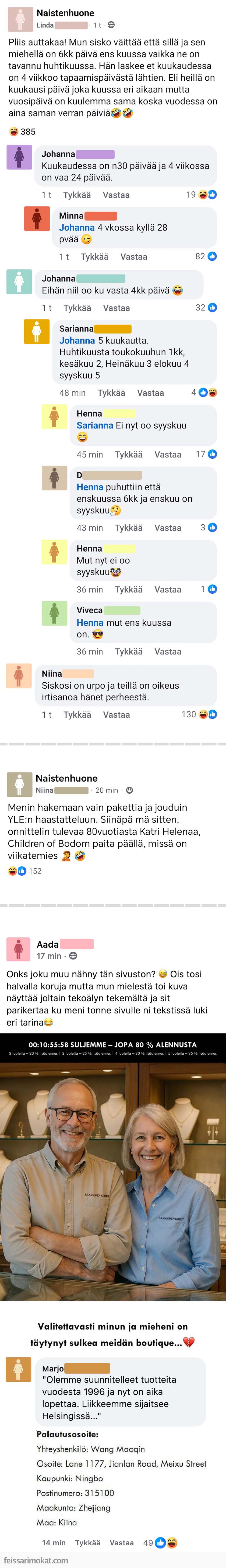 Naistenhuoneen ovi jäi auki, osa 346
