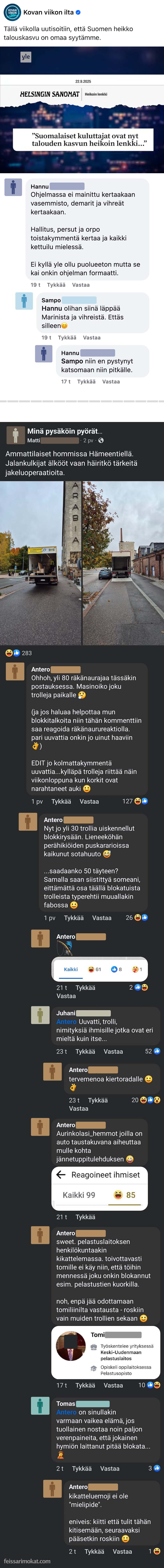 Mielensäpahoittajat, osa 117