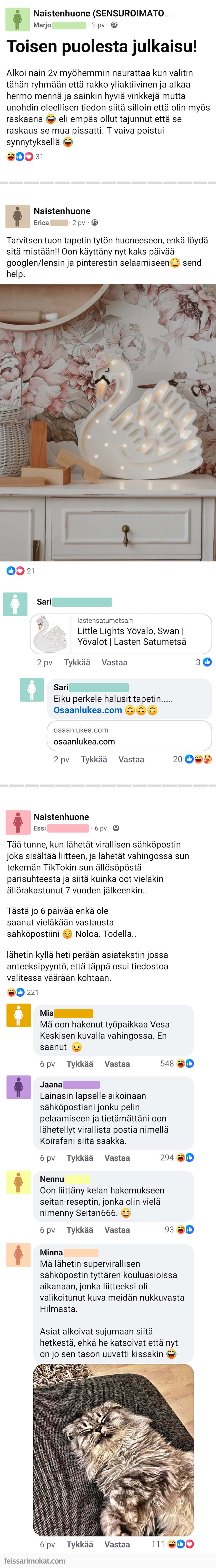 Naistenhuoneen ovi jäi auki, osa 351