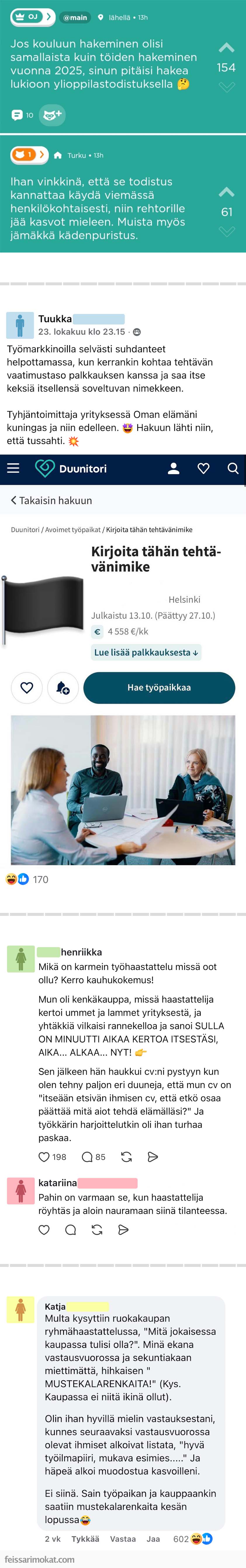 Töitä tarjolla, osa 8
