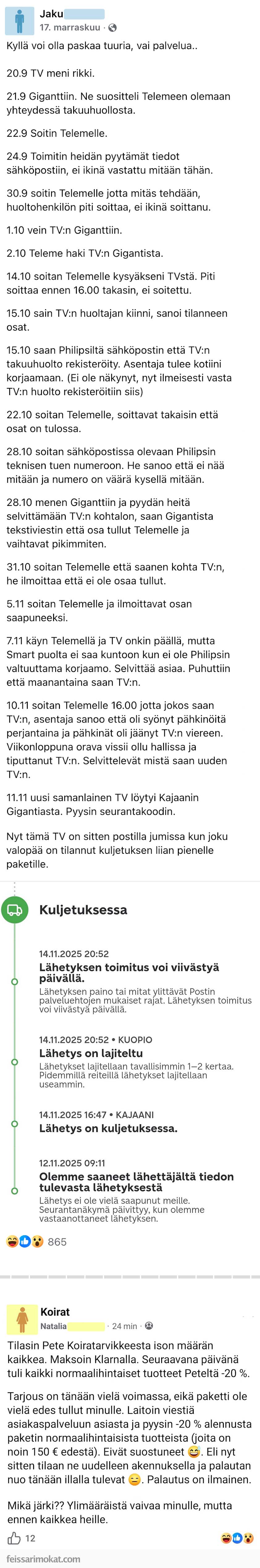 Asiakaspalvelun aarteita, osa 15