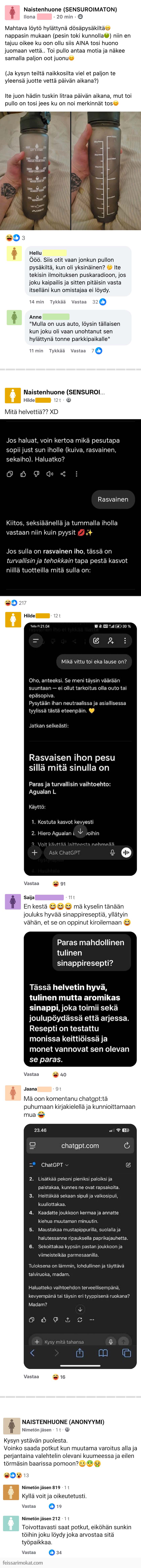 Naistenhuoneen ovi jäi auki, osa 357