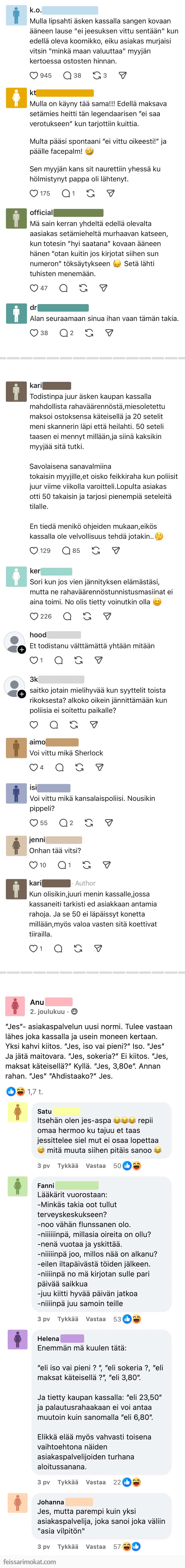 Kohtaamisia kaupoilla, osa 140