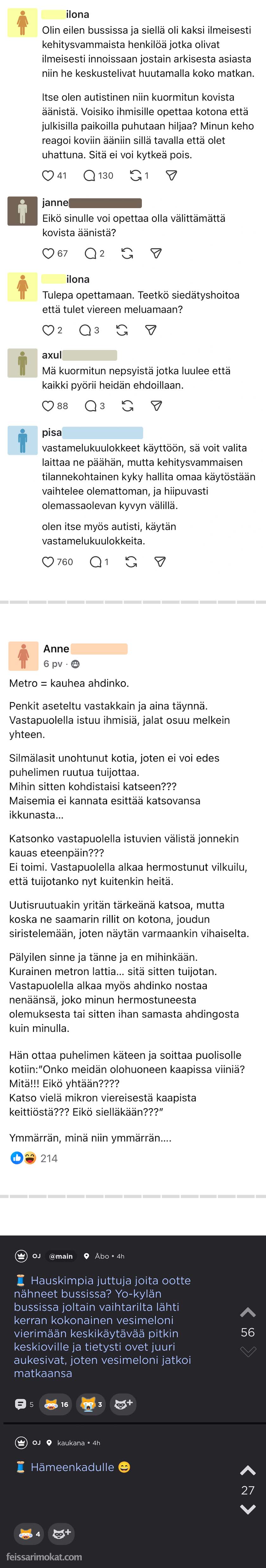 Juttuja joukkoliikenteestä, osa 72