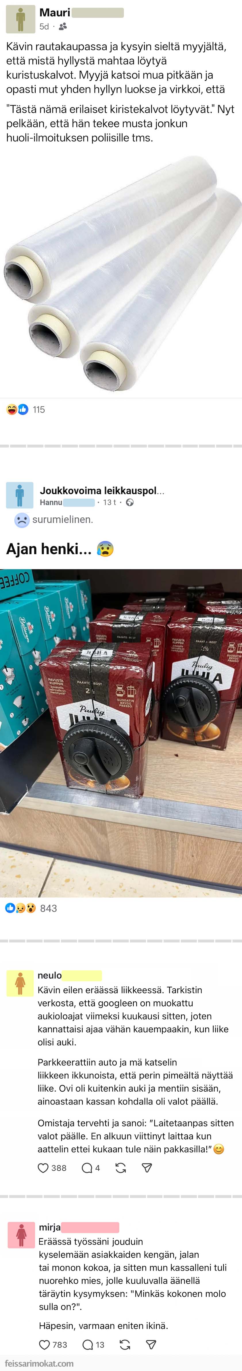 Kohtaamisia kaupoilla, osa 146