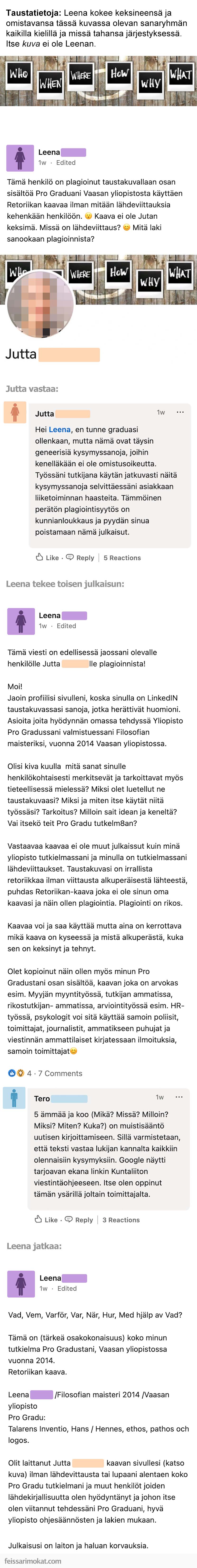 Räikeää plagiointia