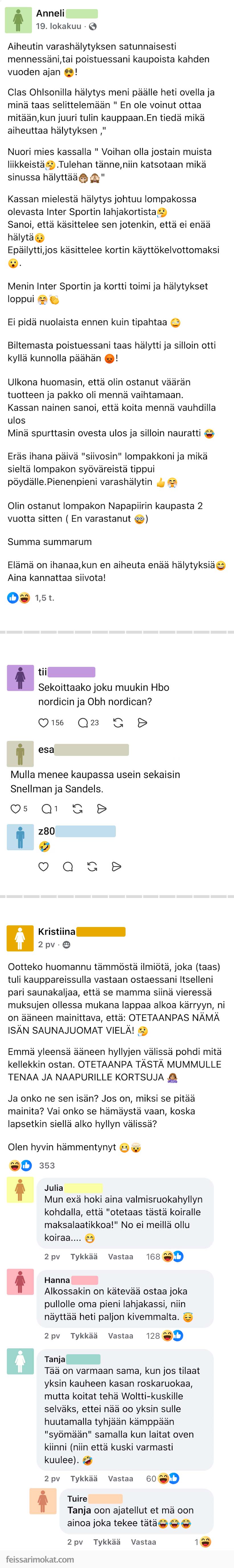 Kohtaamisia kaupoilla, osa 148