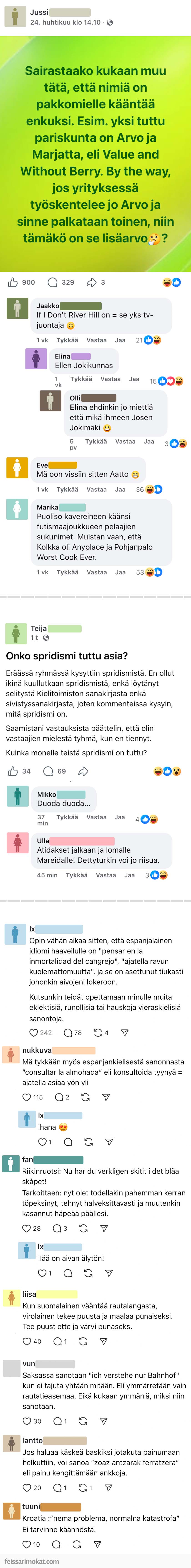 Ihana kielemme, osa 88