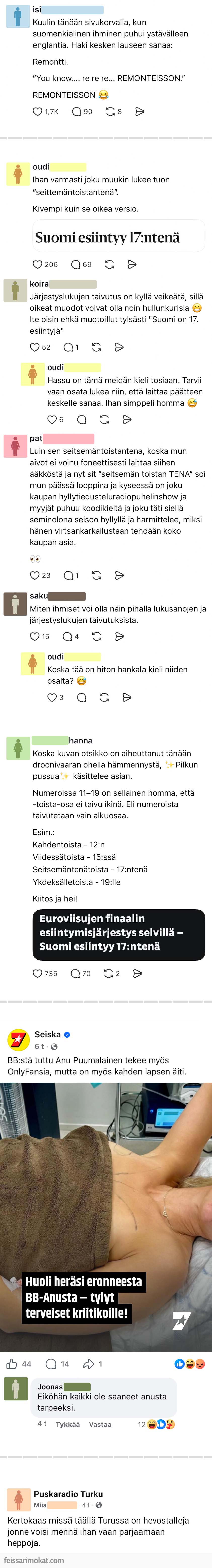 Ihana kielemme, osa 89