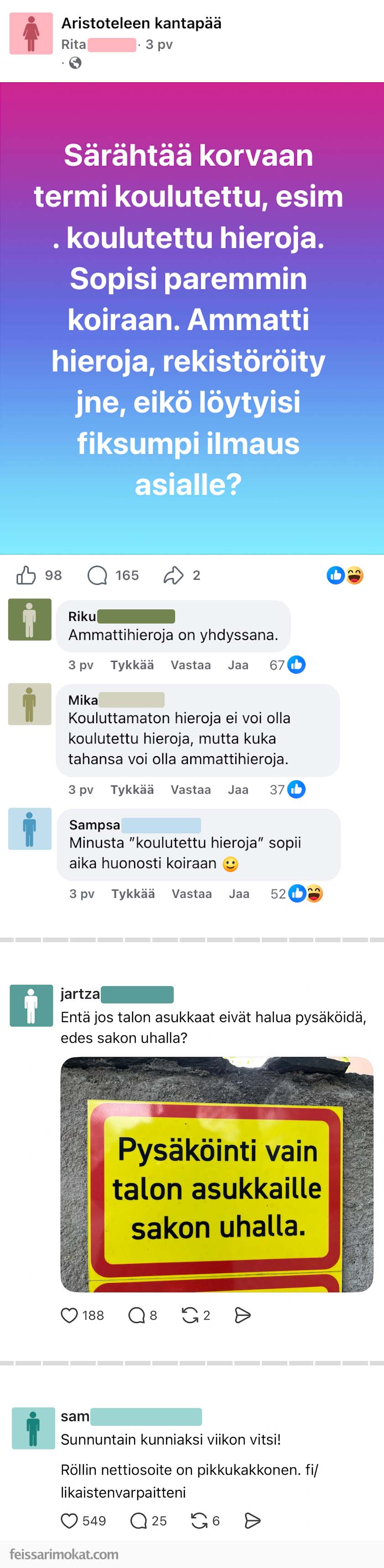 Ihana kielemme, osa 90