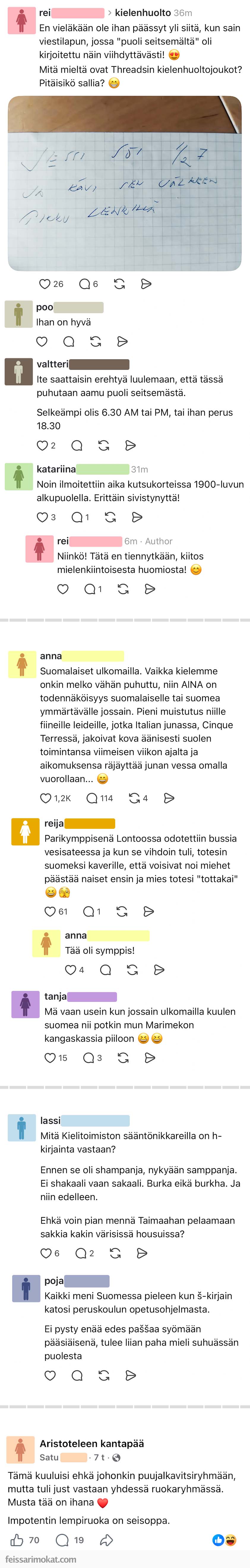 Ihana kielemme, osa 91