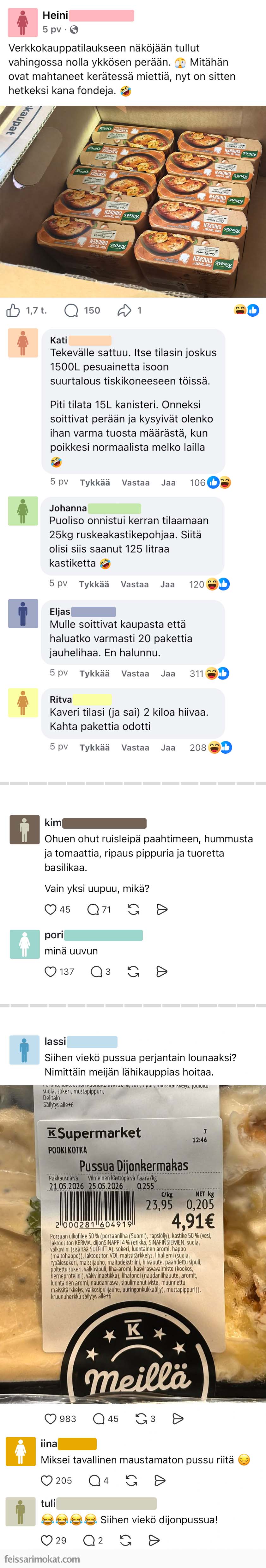 Mitä tänään syötäisiin? Osa 184