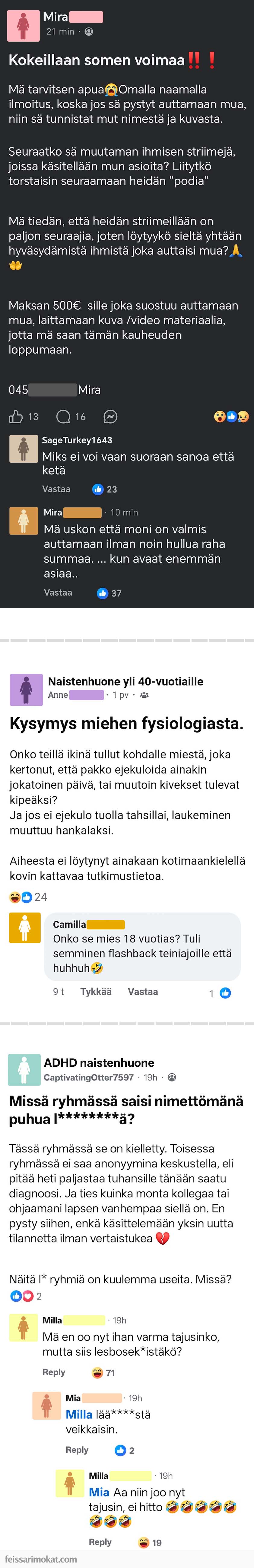 Naistenhuoneen ovi jäi auki, osa 365