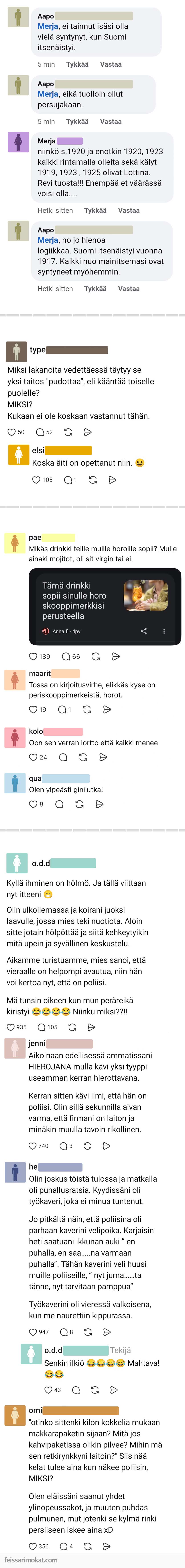 Sekalaisia, osa 740