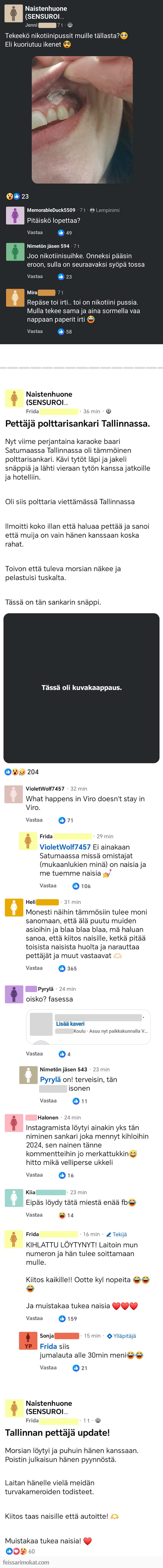 Naistenhuoneen ovi jäi auki, osa 366
