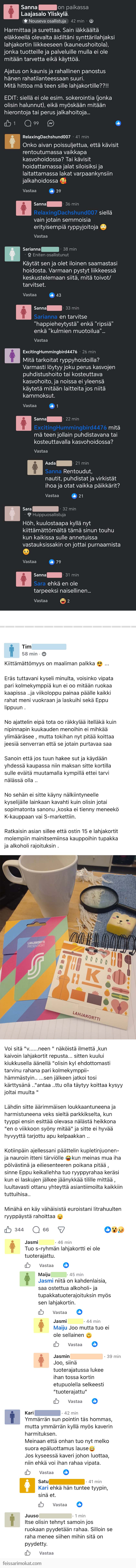 Lahja on kortilla