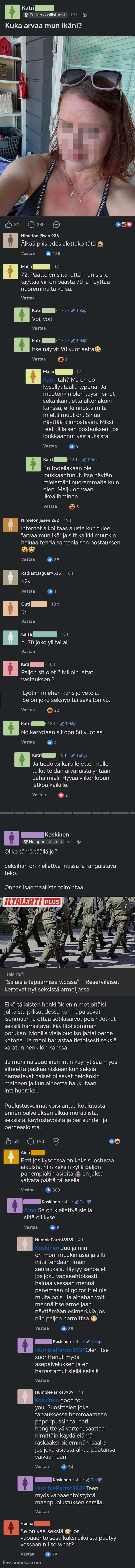Naistenhuoneen ovi jäi auki, osa 370