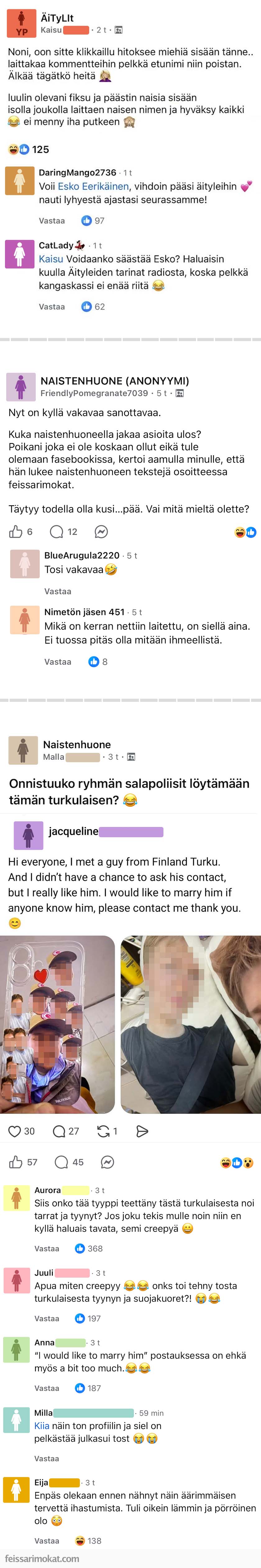 Naistenhuoneen ovi jäi auki, osa 371