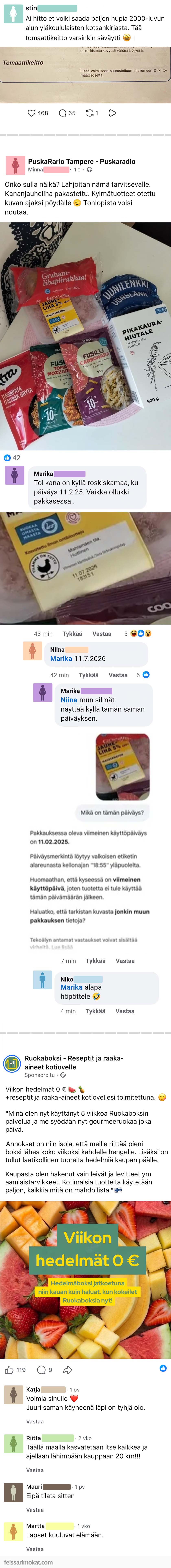 Mitä tänään syötäisiin? Osa 196