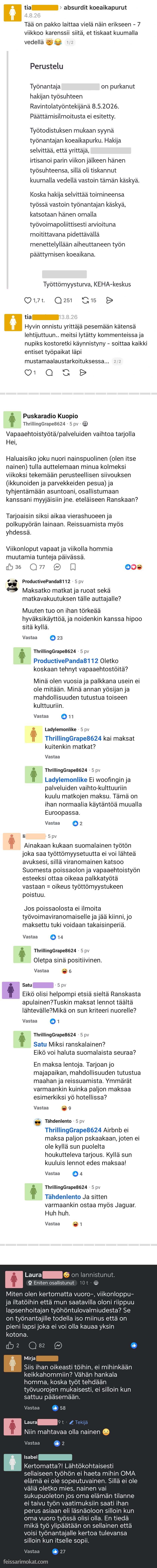 Työmarkkinoilla tapahtuu, osa 13