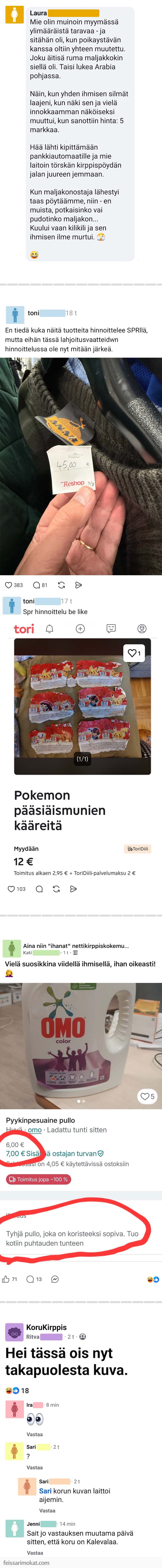 Kirpputorin löytöjä, osa 605