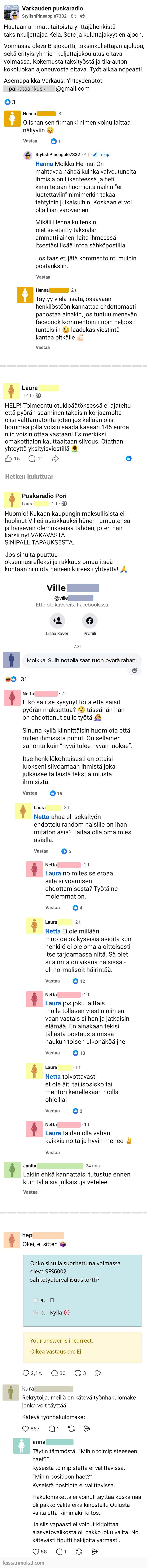 Töitä tarjolla, osa 13